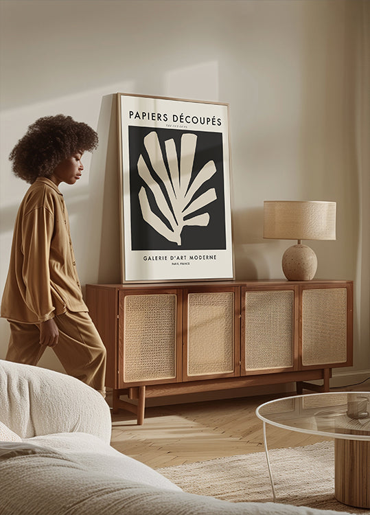 Poster di foglie sagoma