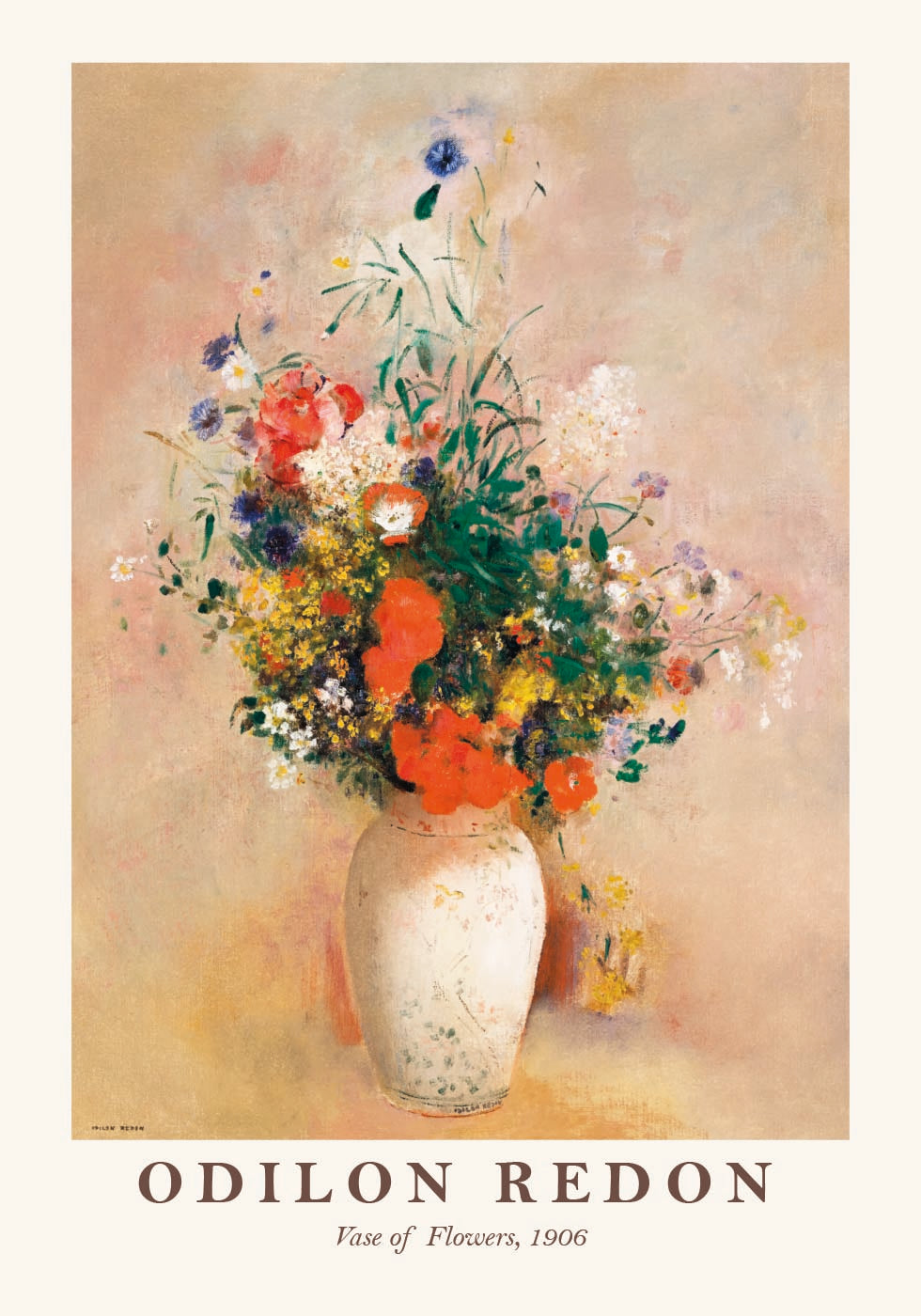 Odilon Redon, Vase of Flowers Plakat - Posterbox.dk