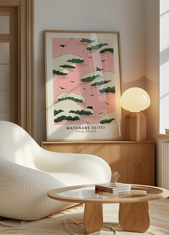 Pink Sky Japanese, Watanabe Seitei Plakat - Posterbox.dk
