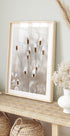 Snowy Dried Flowers Plakat - Posterbox.dk