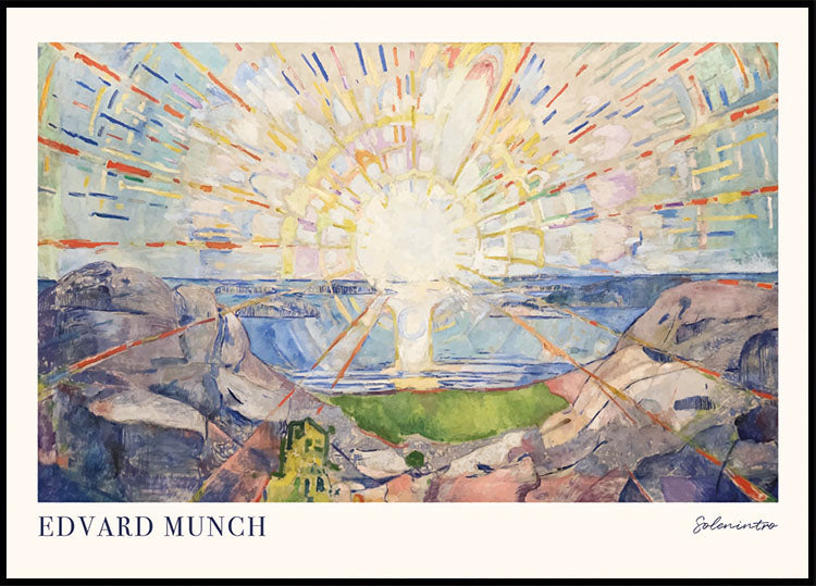 The Sun by Edvard Munch Plakat - Posterbox.dk
