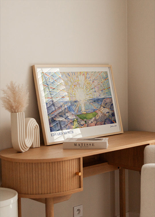 The Sun by Edvard Munch Plakat - Posterbox.dk
