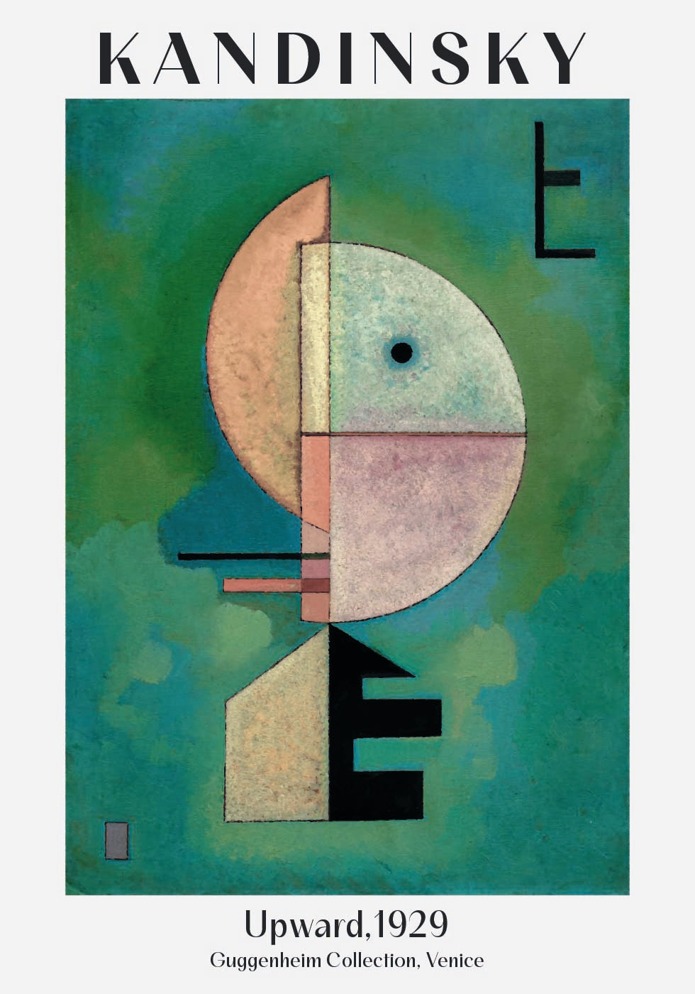 Upward, 1929, Wassily Kandinsky Plakat - Posterbox.dk
