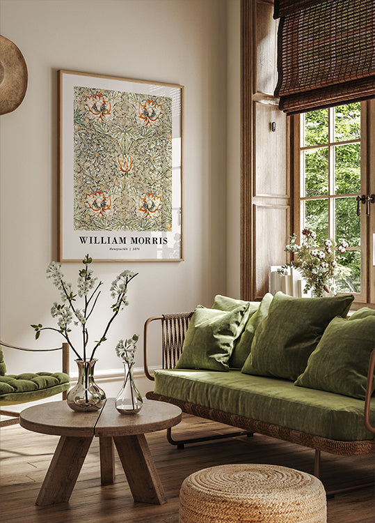 William Morris Honeysuckle 1876 Plakat - Posterbox.dk
