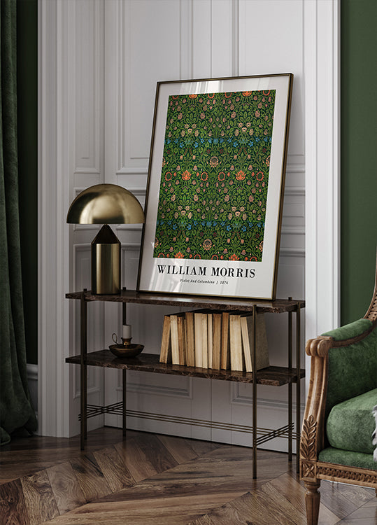 William Morris, Violet and Columbine 1876 Plakat - Posterbox.dk