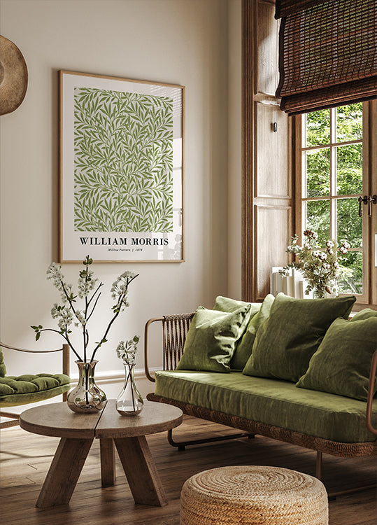 William Morris Willow Pattern 1874 Plakat - Posterbox.dk