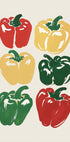 Colorful Bell Peppers Art Plakat - Posterbox