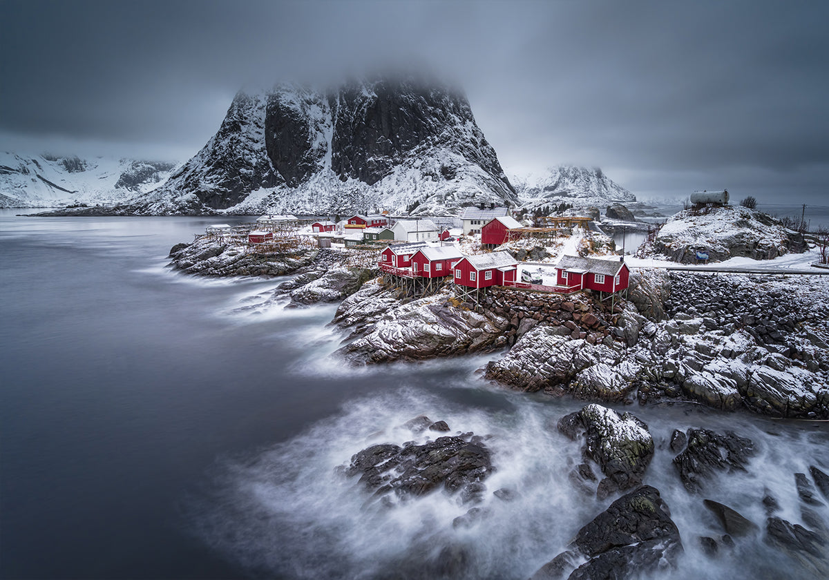 Poster invernale delle isole Lofoten