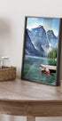 Canoes in the Lake Plakat - Posterbox.no