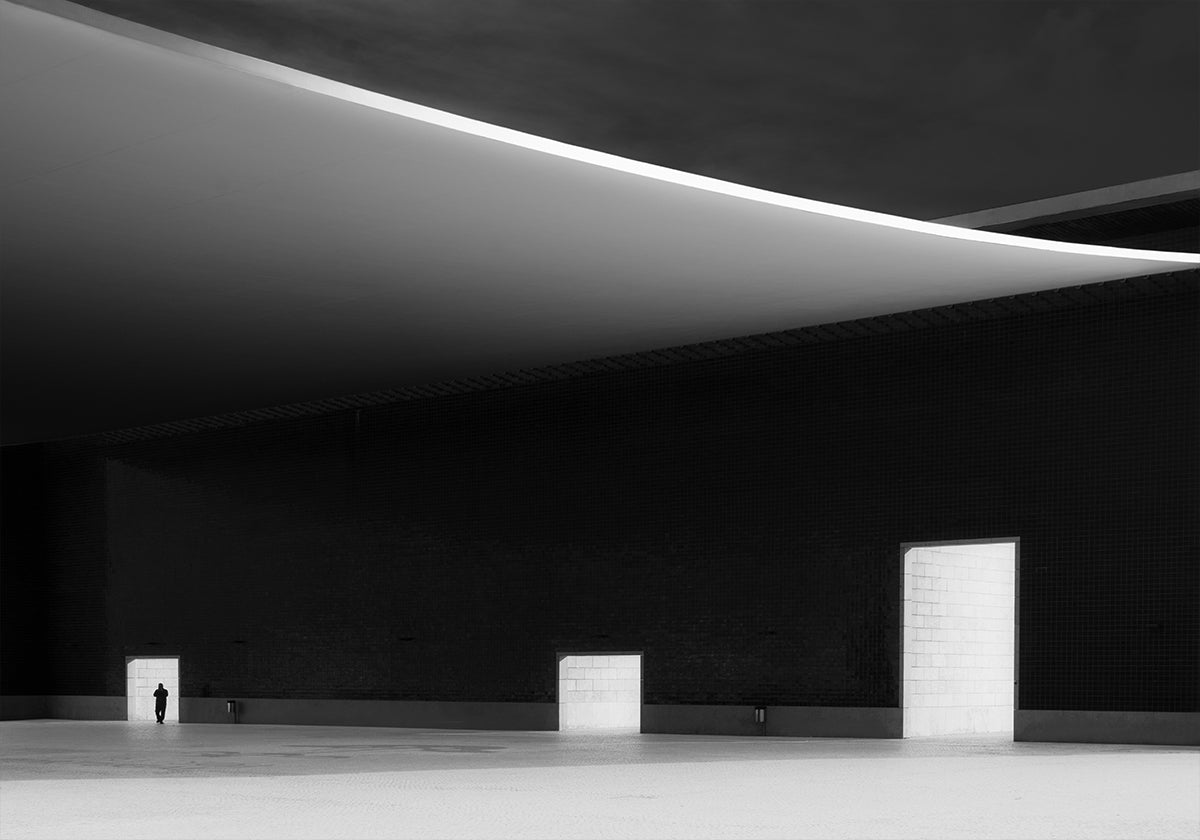 Poster di porte bianche