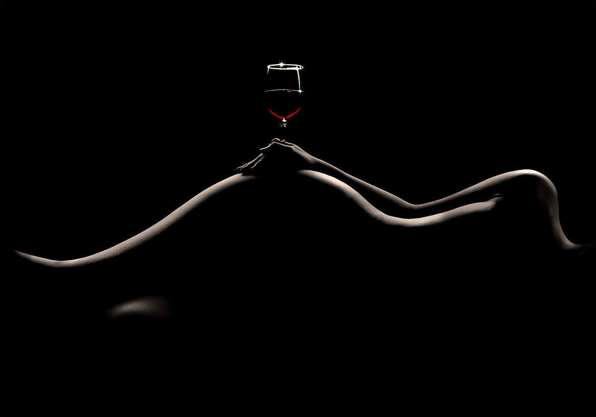 Bodyscape: poster di degustazione di vini
