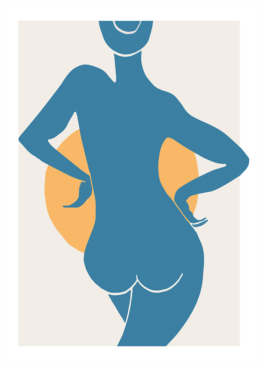 Blue Woman Plakat
