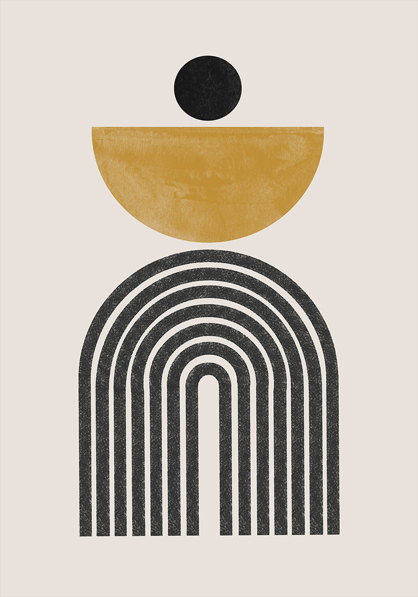 Poster di armonia geometrica