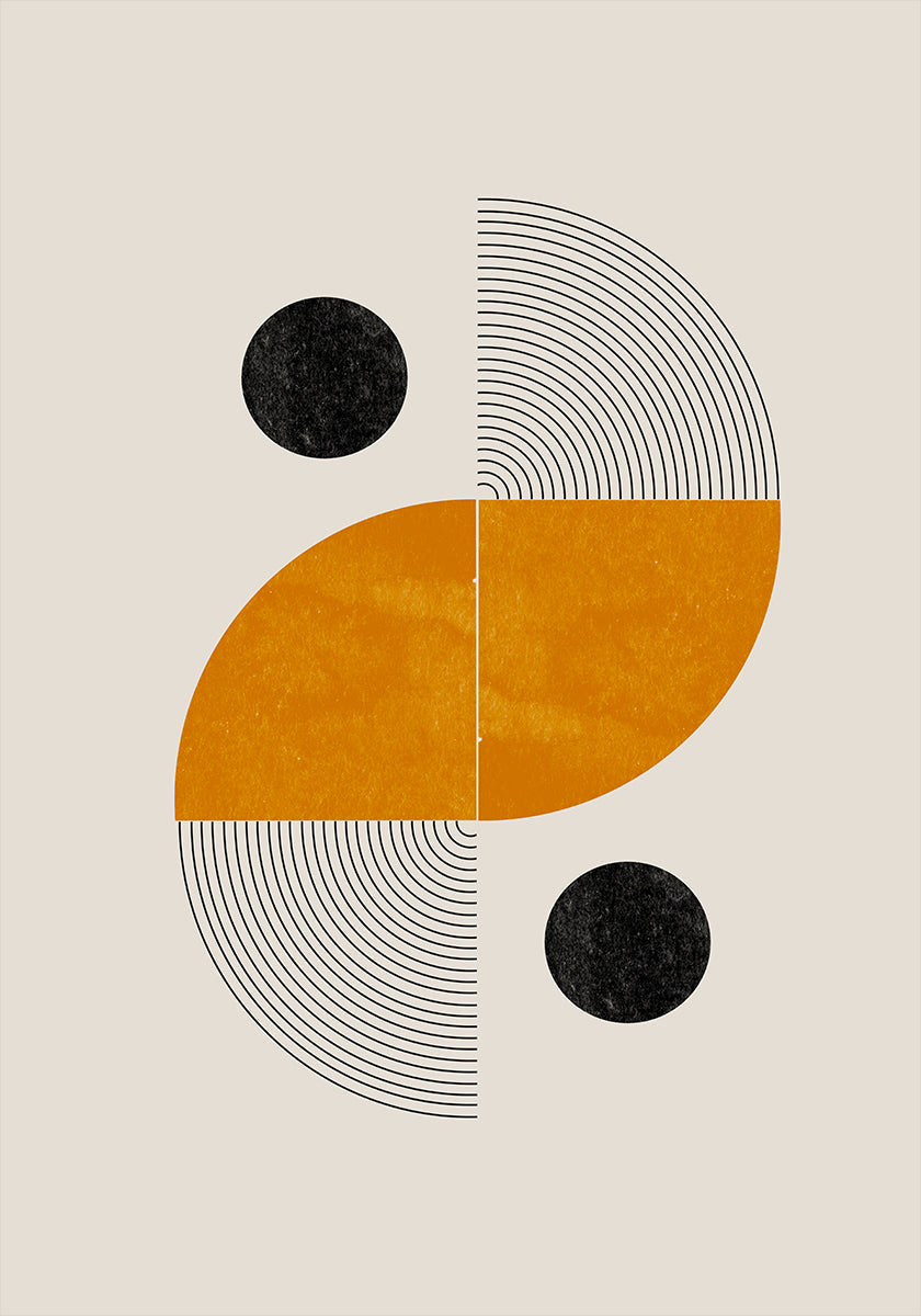 Poster di armonia geometrica