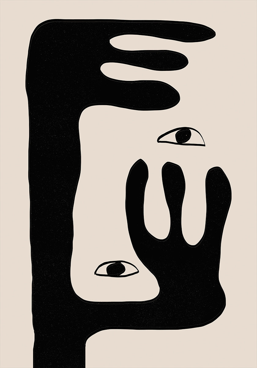 Poster di sguardo surreale