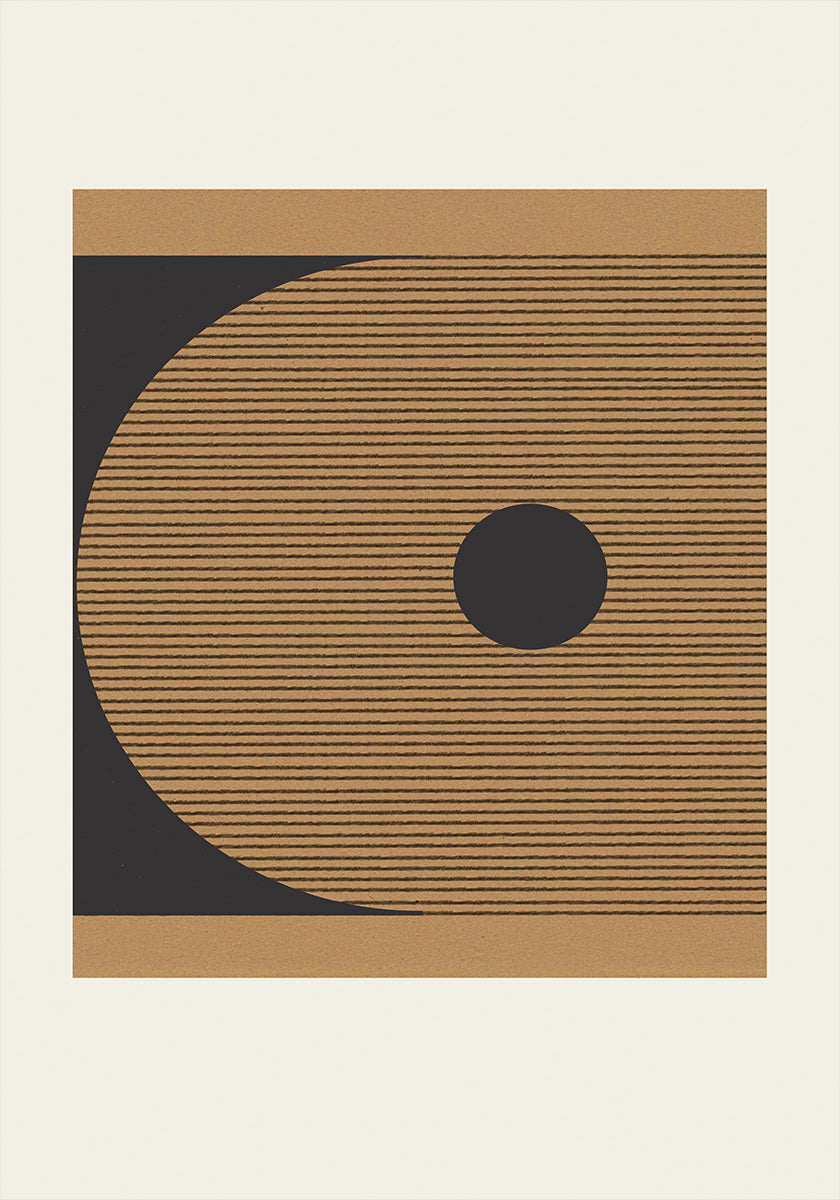 Poster geometrico dell'eclissi