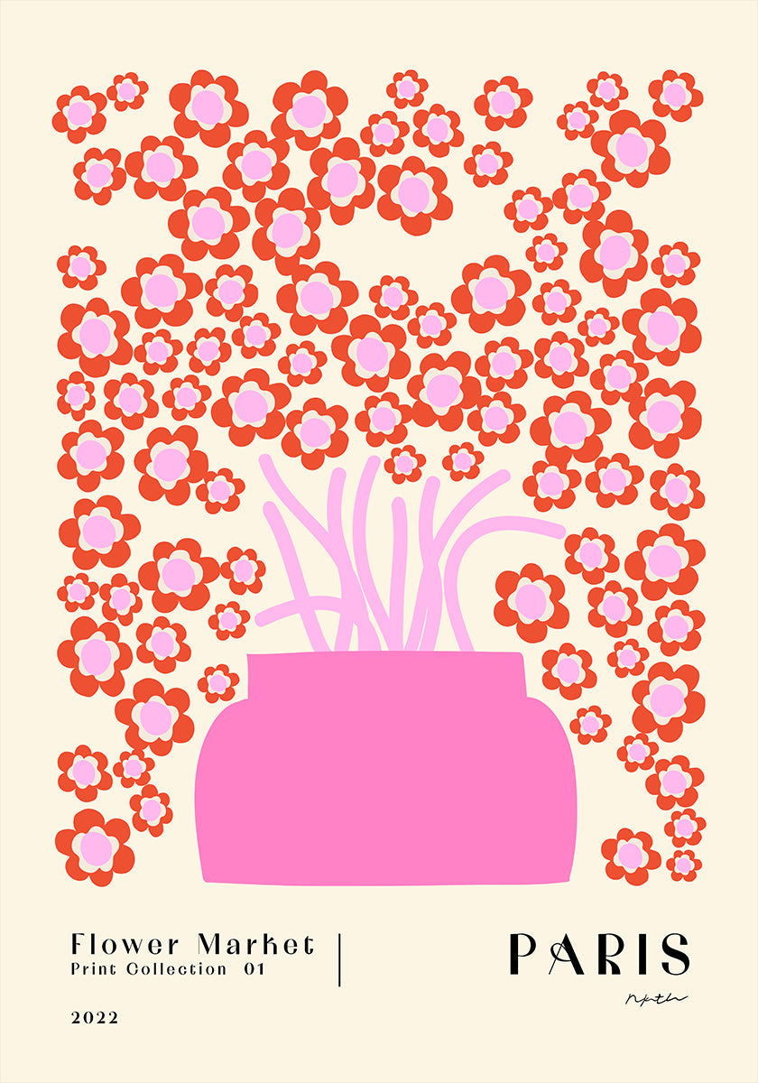 Mercato dei fiori. Manifesto di Parigi
