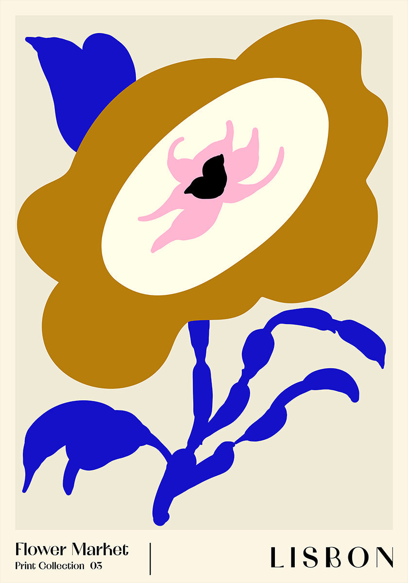 Mercato dei fiori. Manifesto di Lisbona