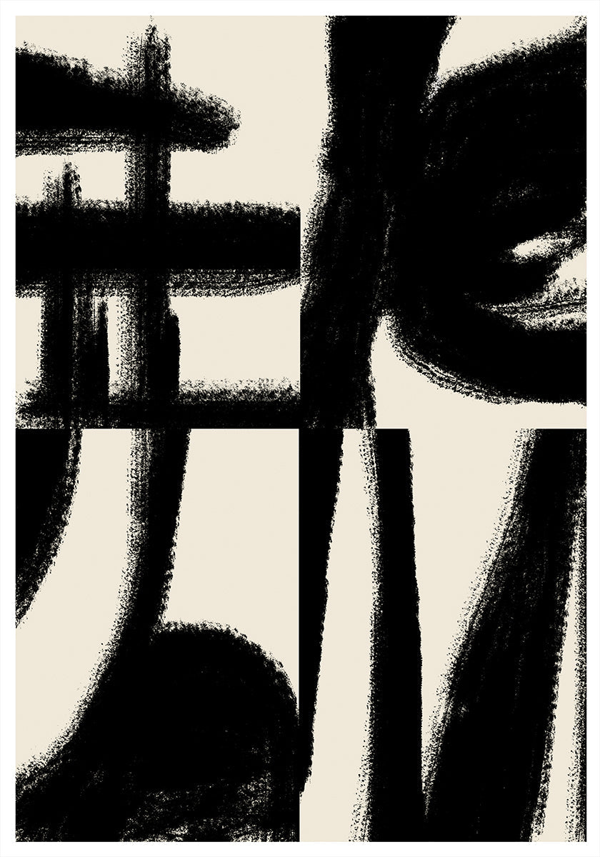 Poster di danza a colpi audaci