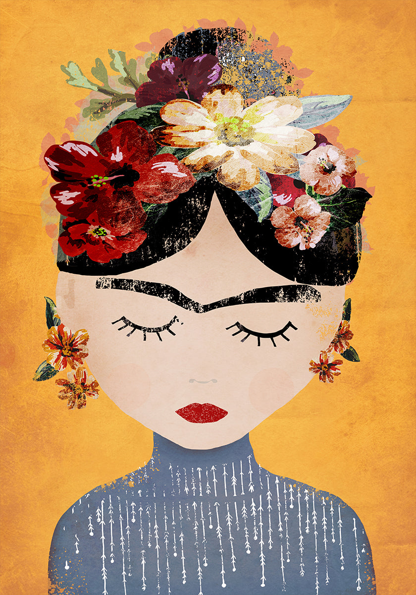 Poster di serenità floreale