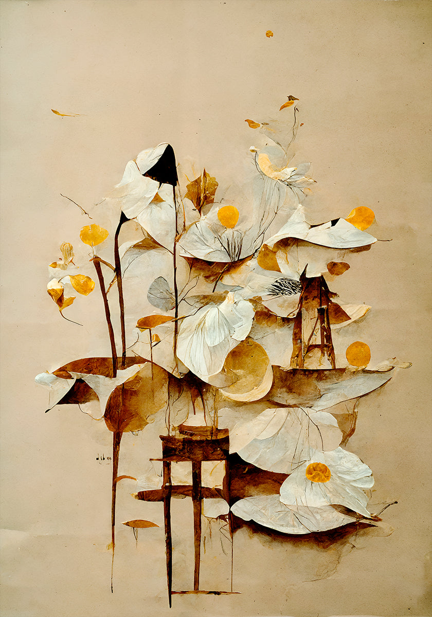 Poster di serenità in fiore