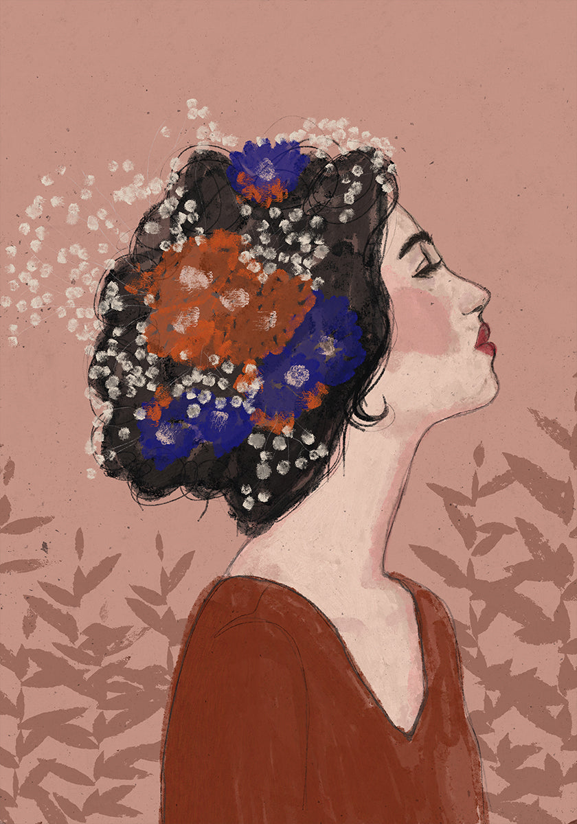 Fiori nel profilo