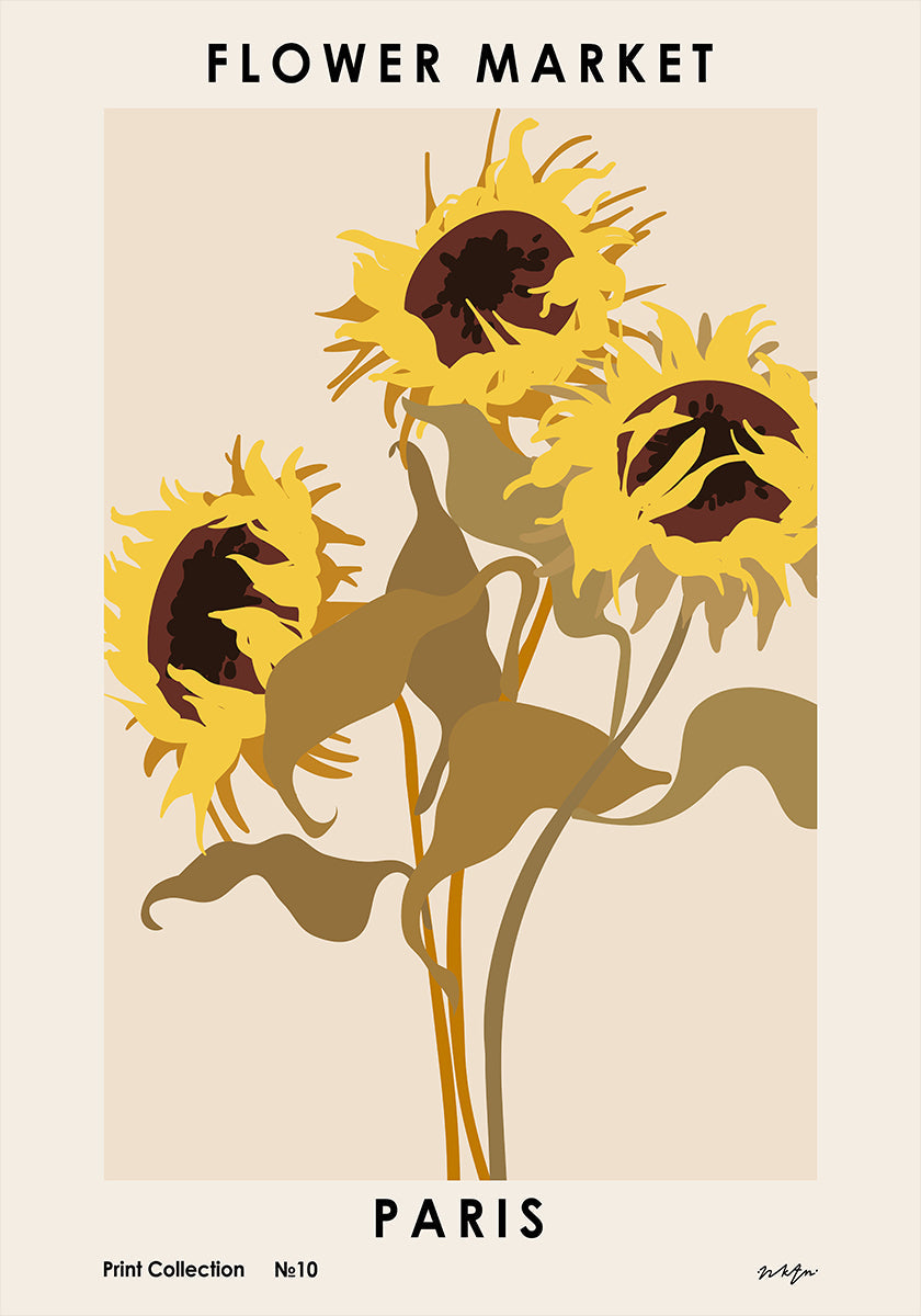 Mercato dei fiori. Manifesto di Parigi