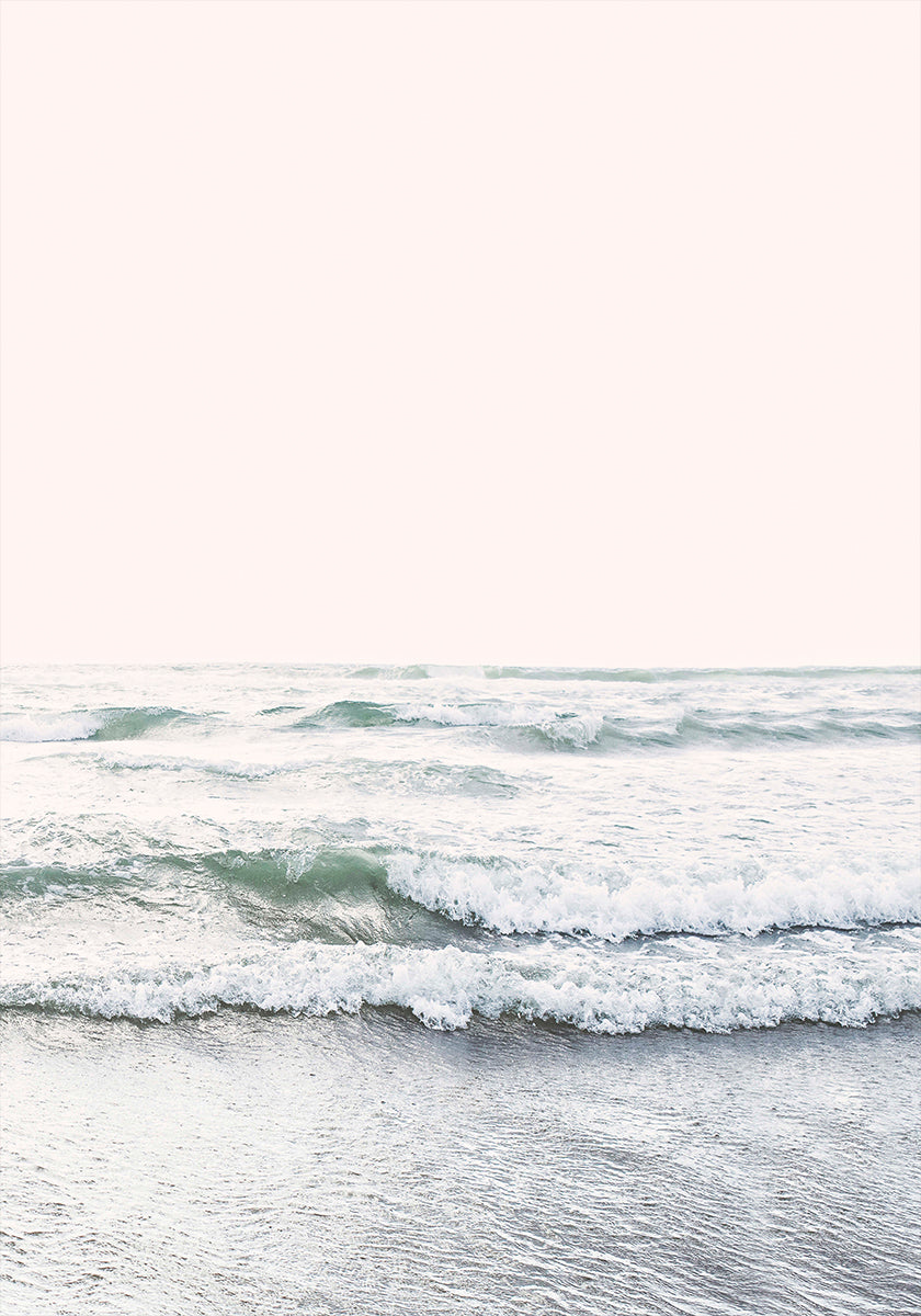 Poster dell'oceano arrossato