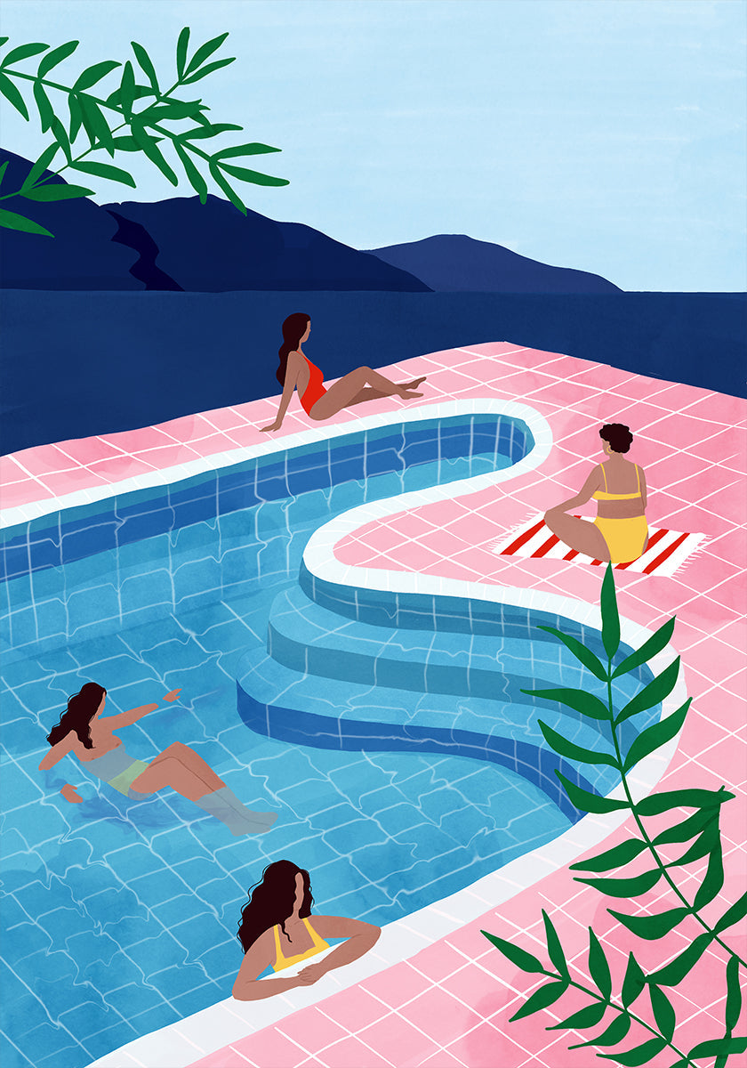 Signore della piscina