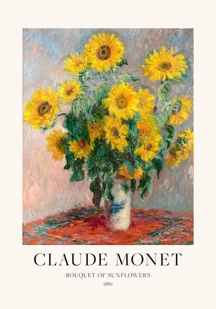 Poster di bouquet di girasoli