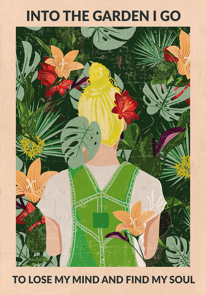 Nel giardino (bionda)