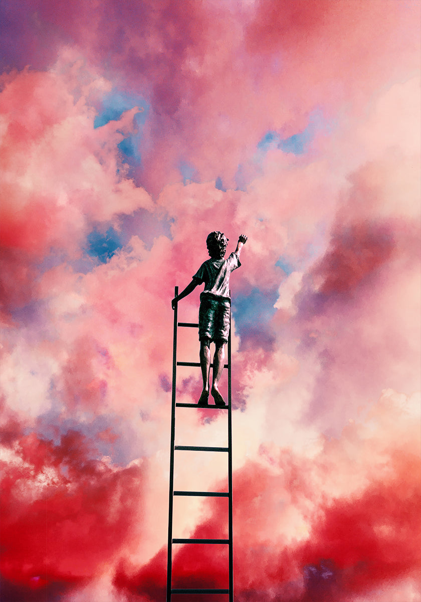 Poster del pittore delle nuvole