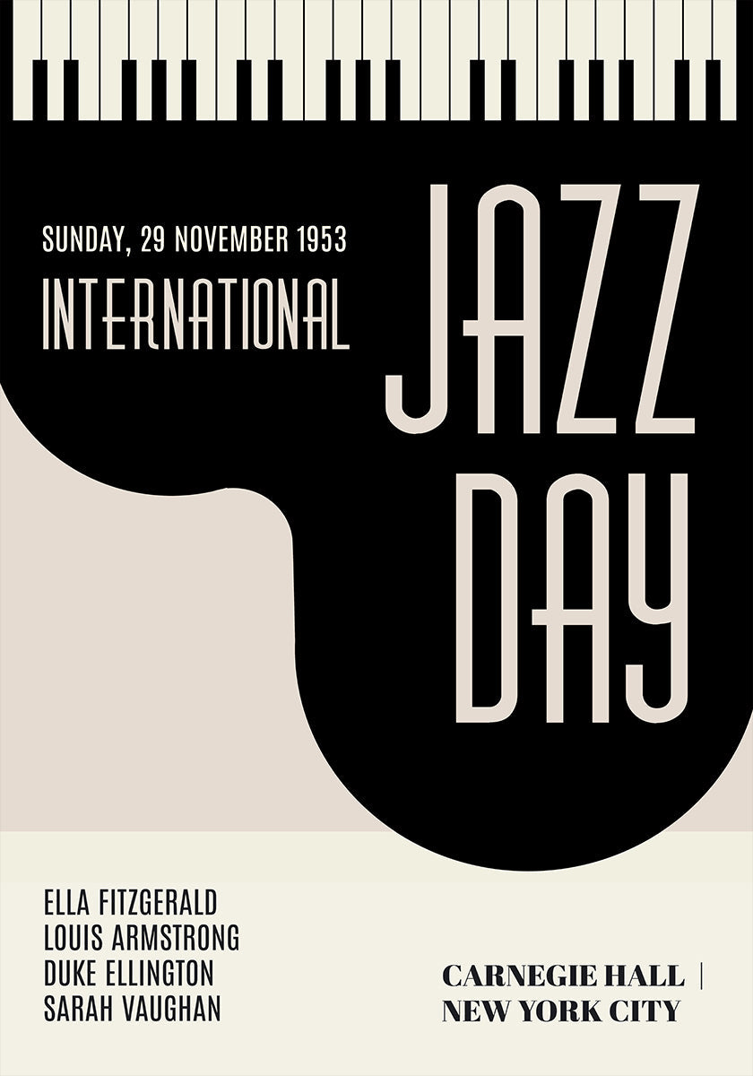 Manifesto dei giorni jazzy