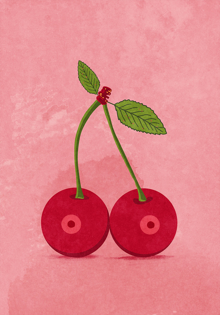 Poster di tette di ciliegia