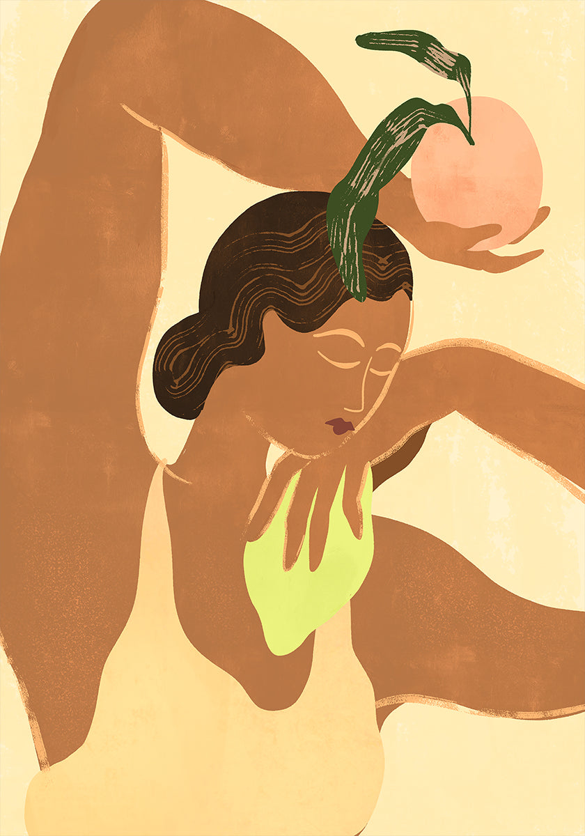 Poster di limone e mela