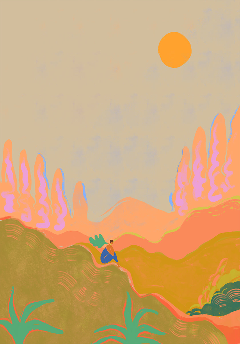 Poster di ampi spazi aperti