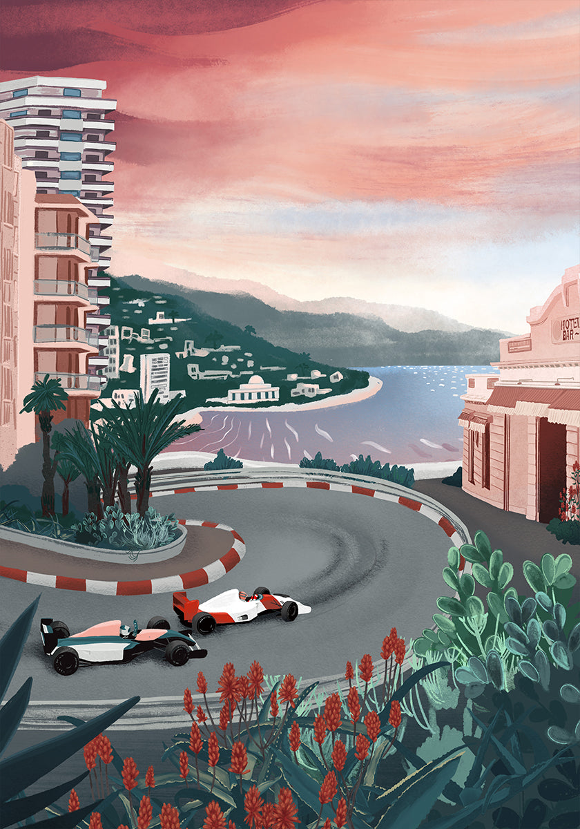 Locandina del circuito di Monaco
