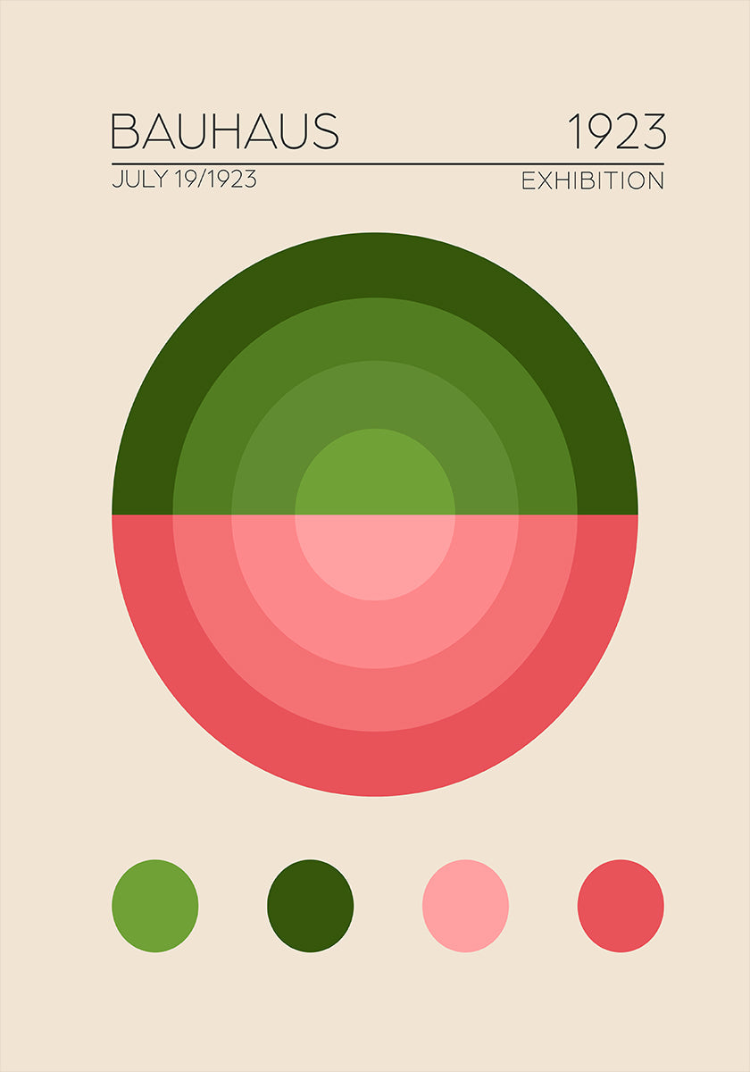 Poster di armonia geometrica