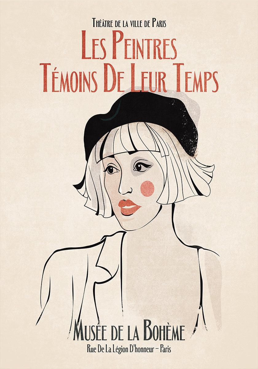 Poster della musa parigina