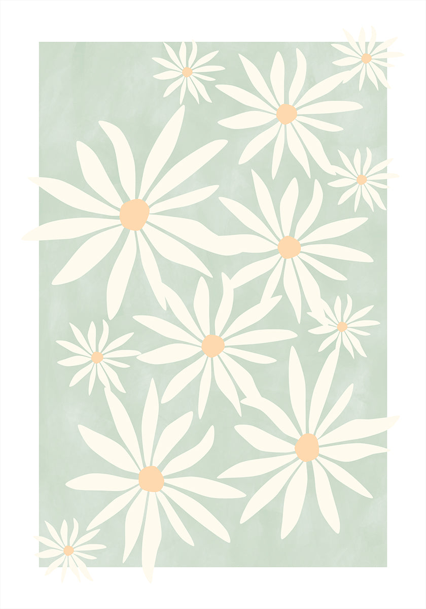 Petali sul poster di salvia