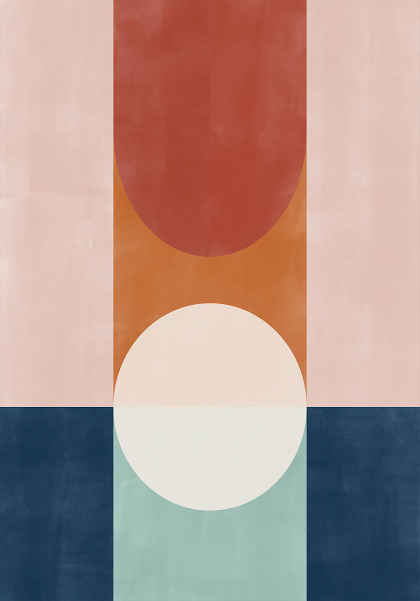 Disegno astratto con forme geometriche