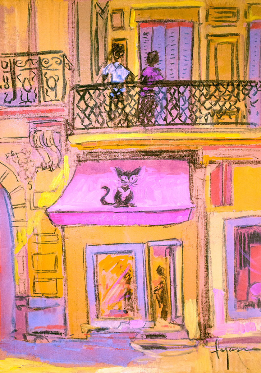 Passeggiata sul balcone