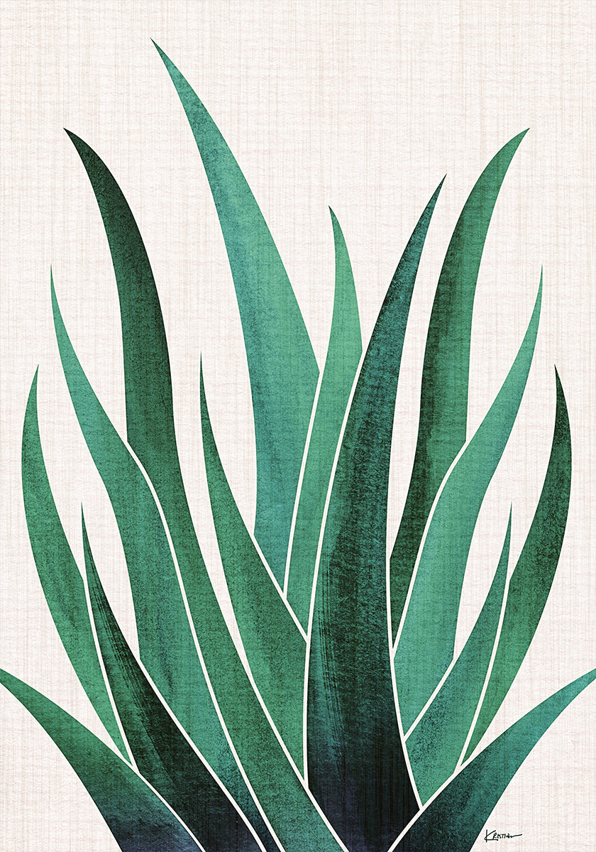 Poster di cactus dell'agave del deserto