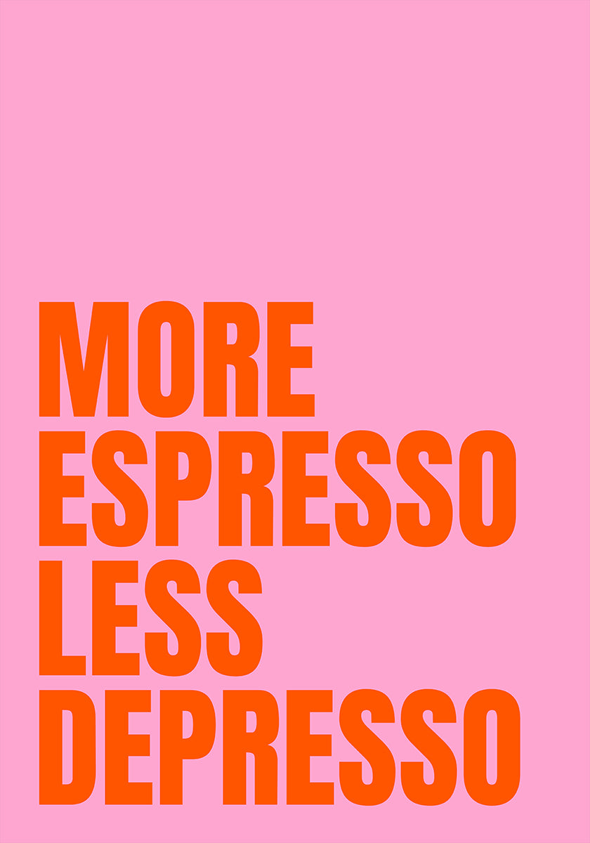 Poster di vibrazioni di caffeina