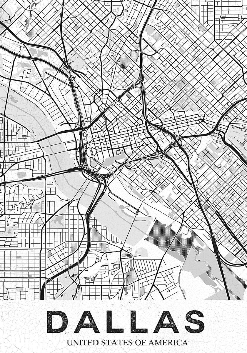 Manifesto bianco di Dallas