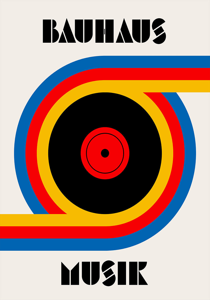 Poster in vinile musicale Bauhaus
