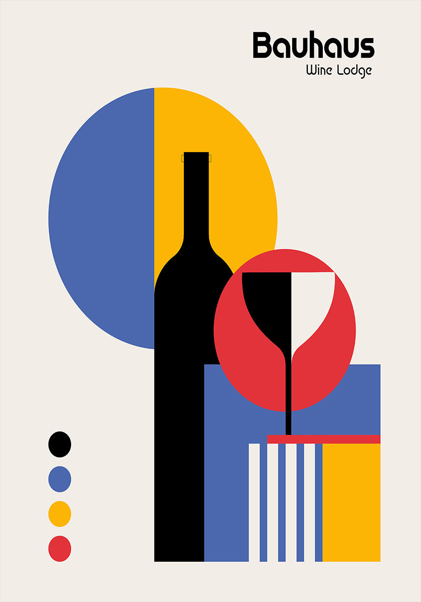 Poster della Loggia del Vino Bauhaus