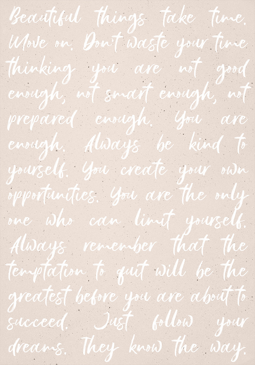 Poster con citazioni motivazionali