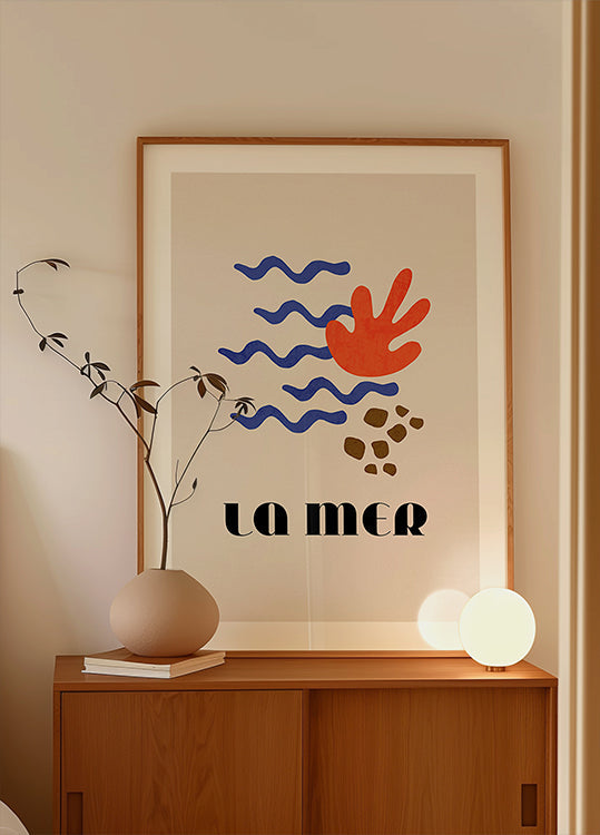 La Mer Abstract Ocean Poster No. 02 (NEW) - Posterbox