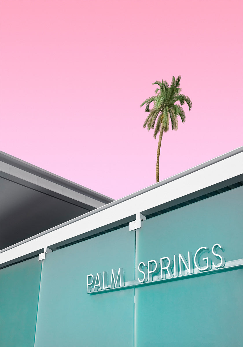 Poster di benvenuto a Palm Springs